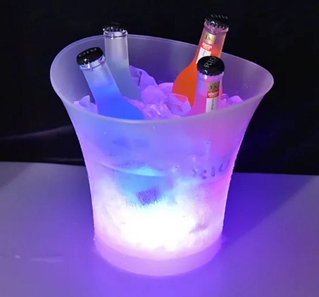 🧊🎶 SEAU À GLACE LED 7L AVEC HAUT-PARLEUR BLUETOOTH  rechargeable 🎶🧊