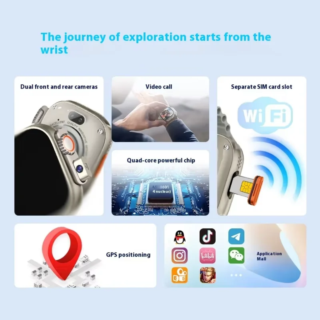 WATCH 5G, WIFI, SIM, ÉLÉGANCE