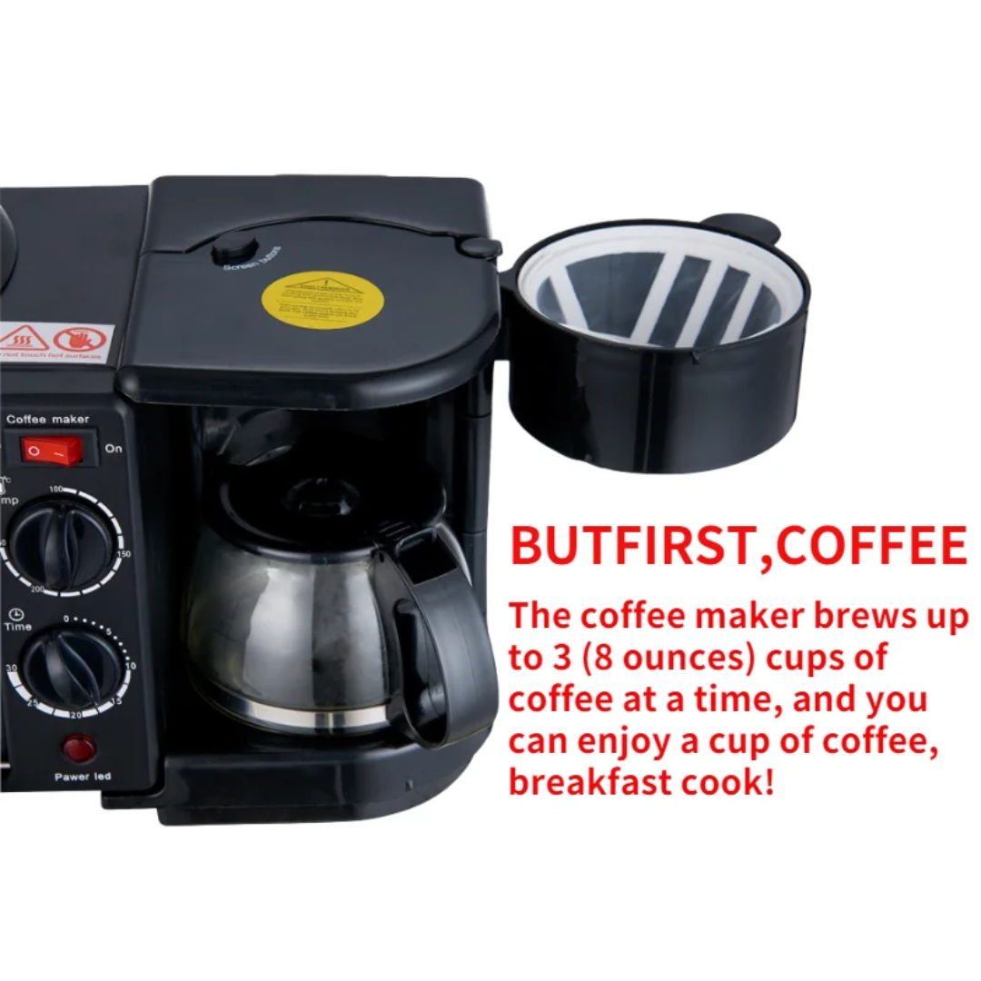 Mini four 3en1 avec cafetière