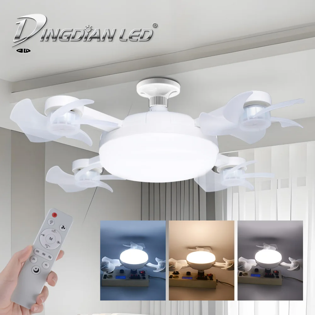VENTILATEUR PLAFONNIER LED 2 EN 1