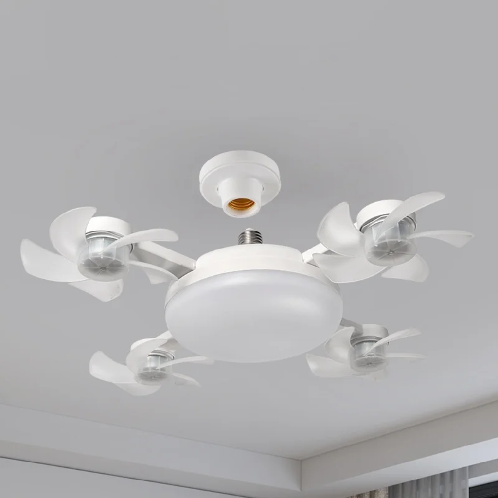 VENTILATEUR PLAFONNIER LED 2 EN 1