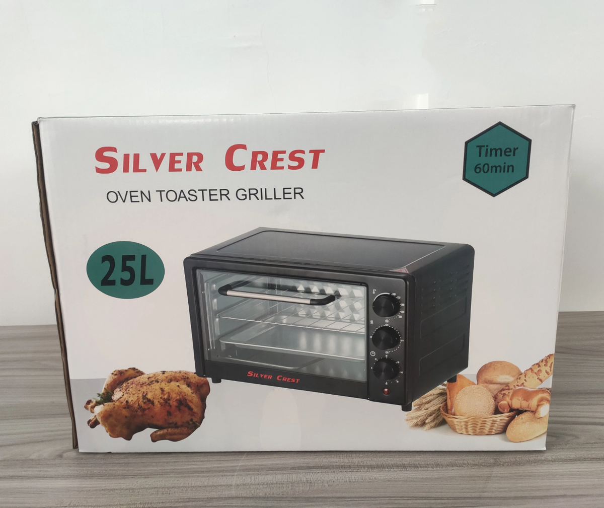 Mini four électrique silver Crest 25L
