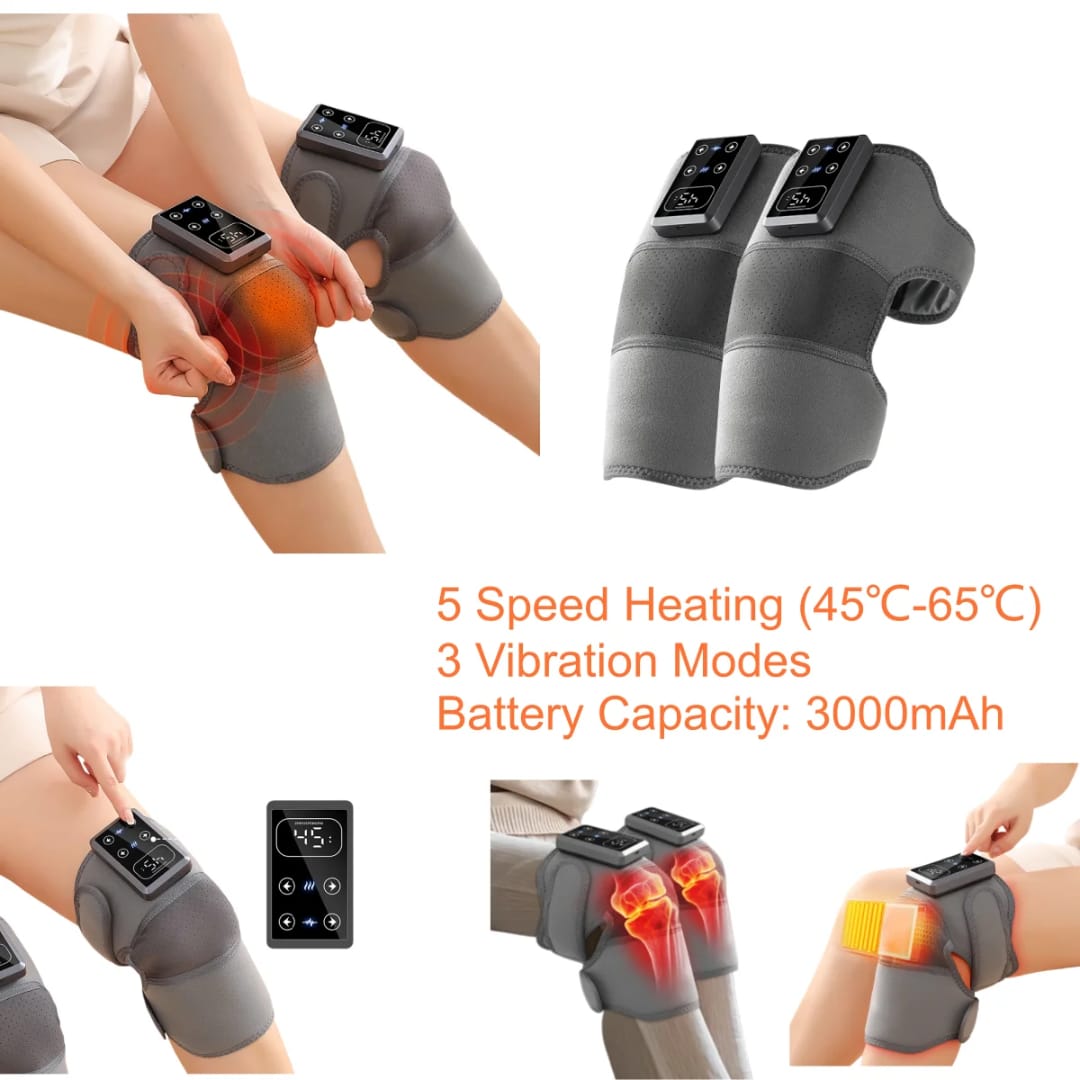 Genouillère chauffante électrique rechargeable