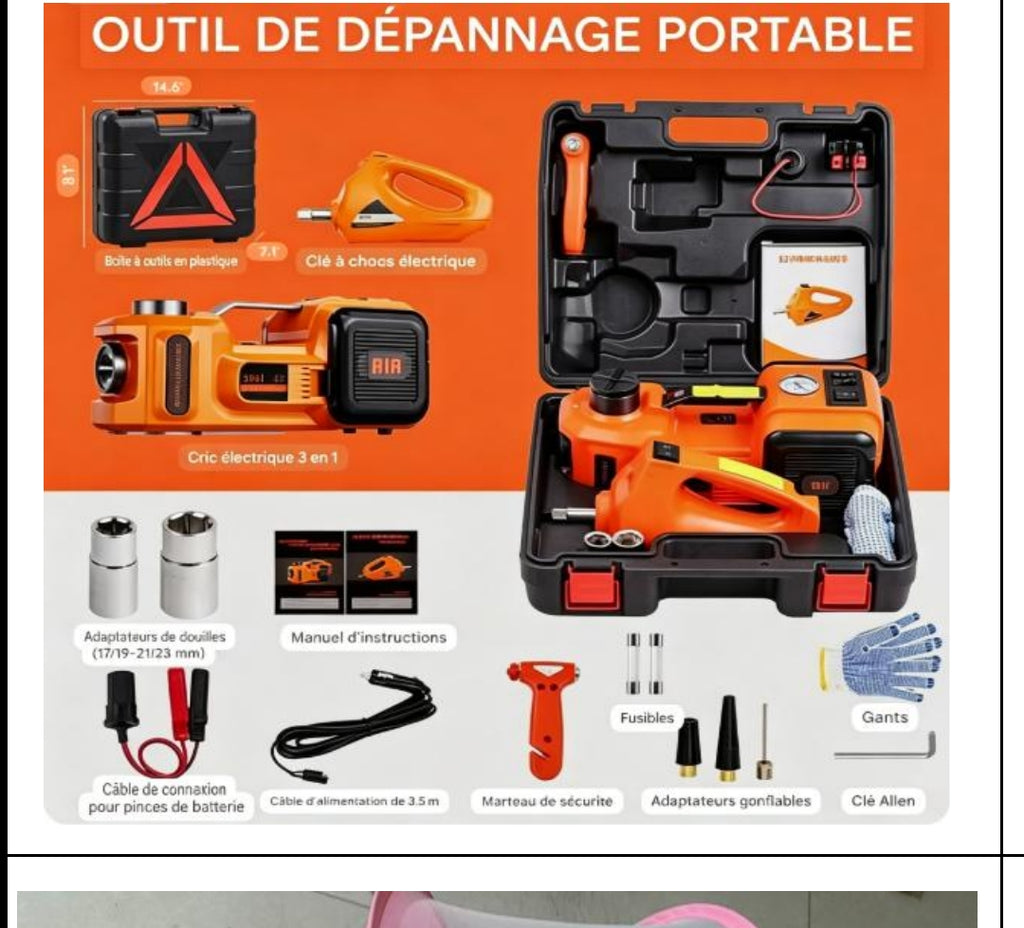 KIT DE DÉPANNAGE AUTOMOBILE 12V ! 🧰🚗