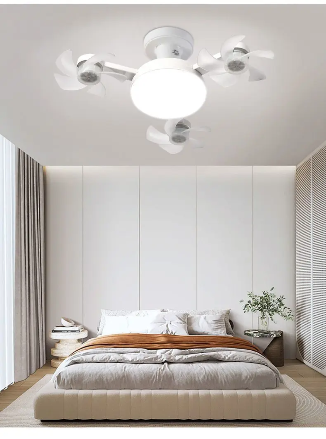 VENTILATEUR PLAFONNIER LED 2 EN 1