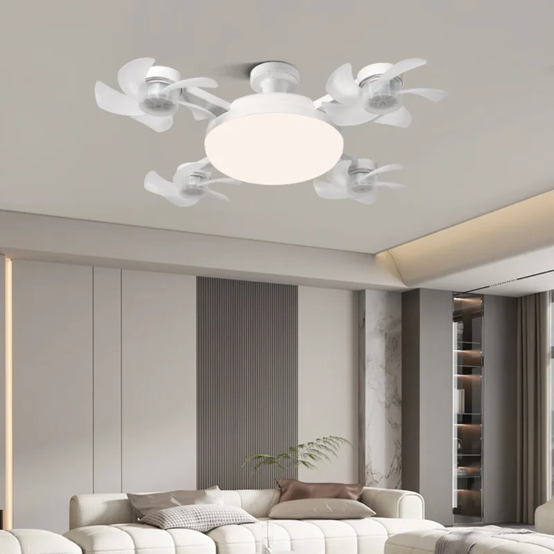 VENTILATEUR PLAFONNIER LED 2 EN 1