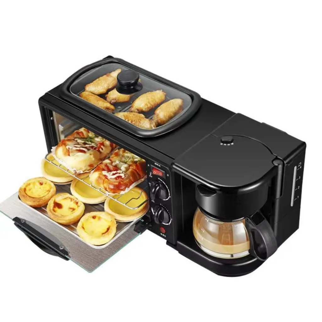 Mini four 3en1 avec cafetière