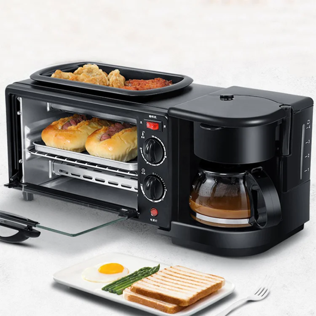 Mini four 3en1 avec cafetière