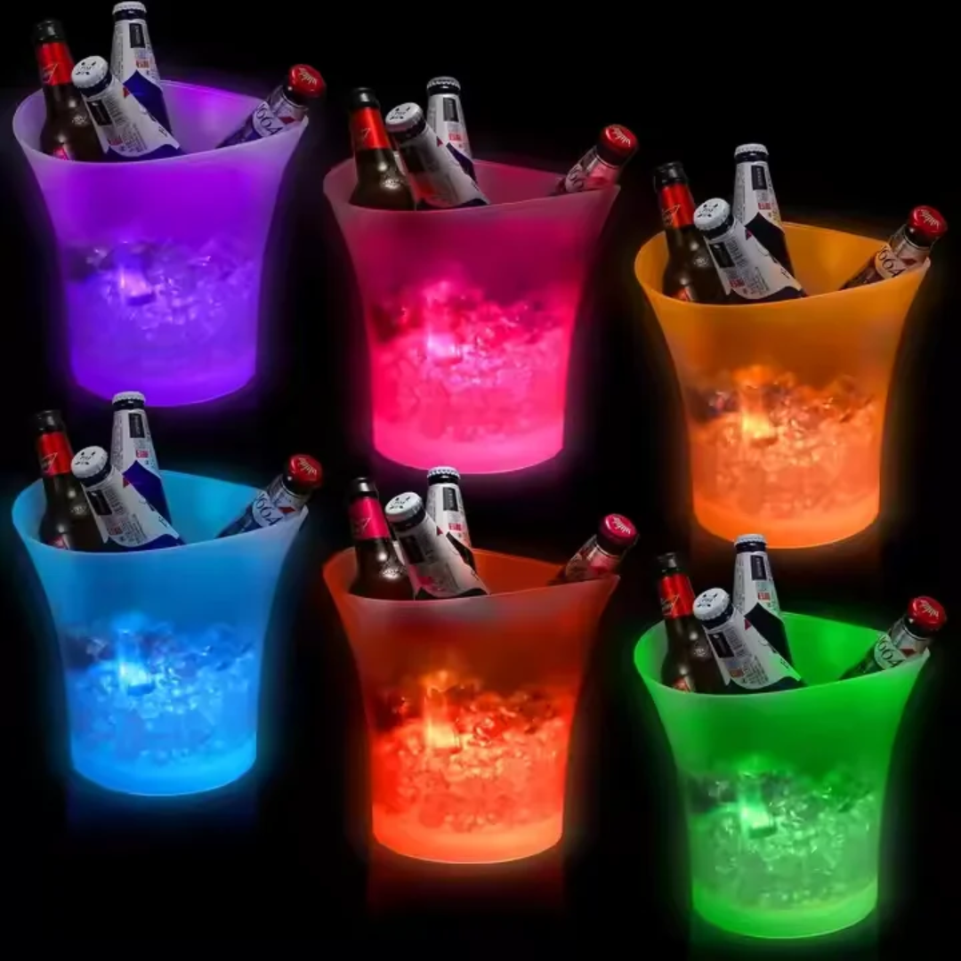 🧊🎶 SEAU À GLACE LED 7L AVEC HAUT-PARLEUR BLUETOOTH  rechargeable 🎶🧊