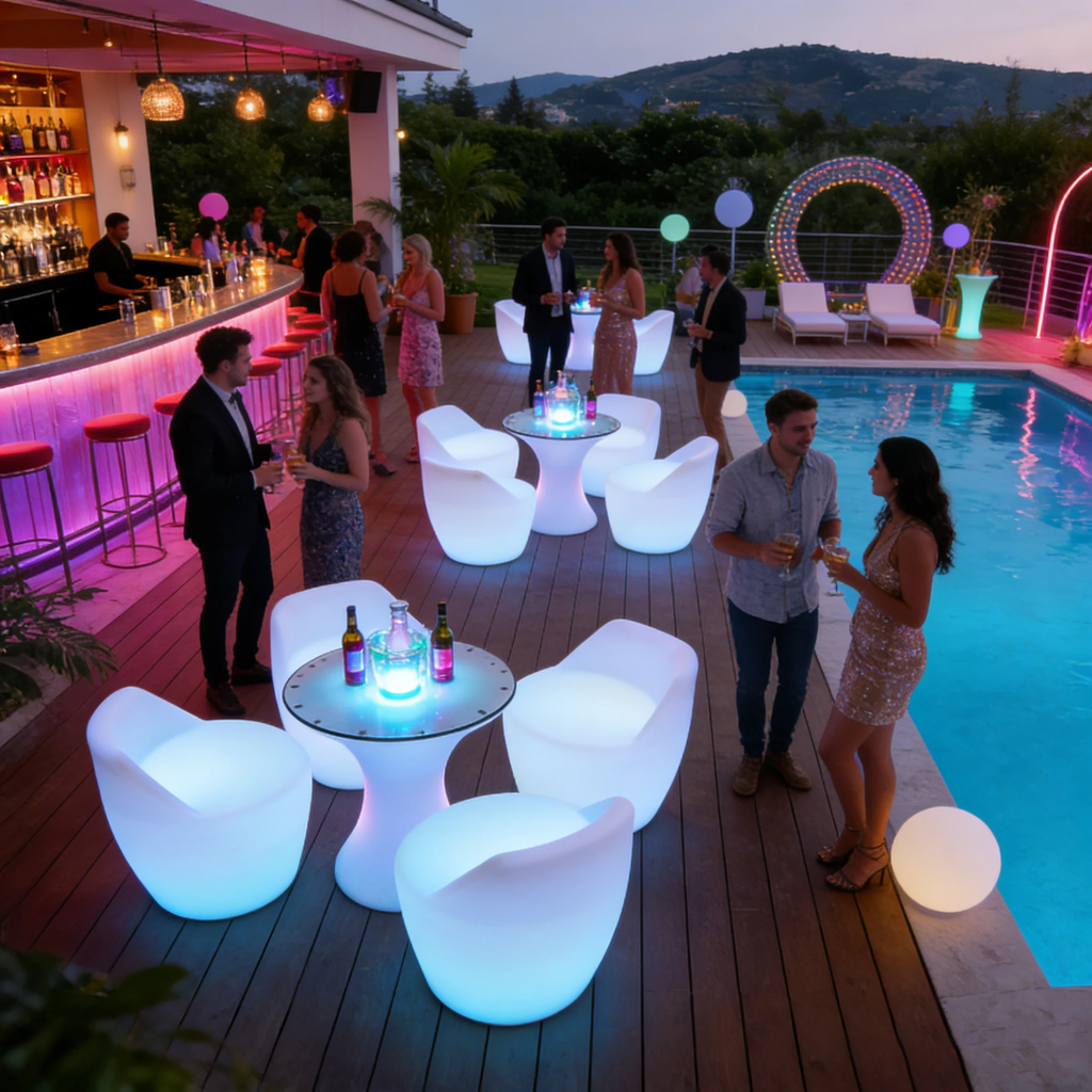 💡 Salon LED Lumineux : Transformez Vos Espaces en Ambiance Magique !