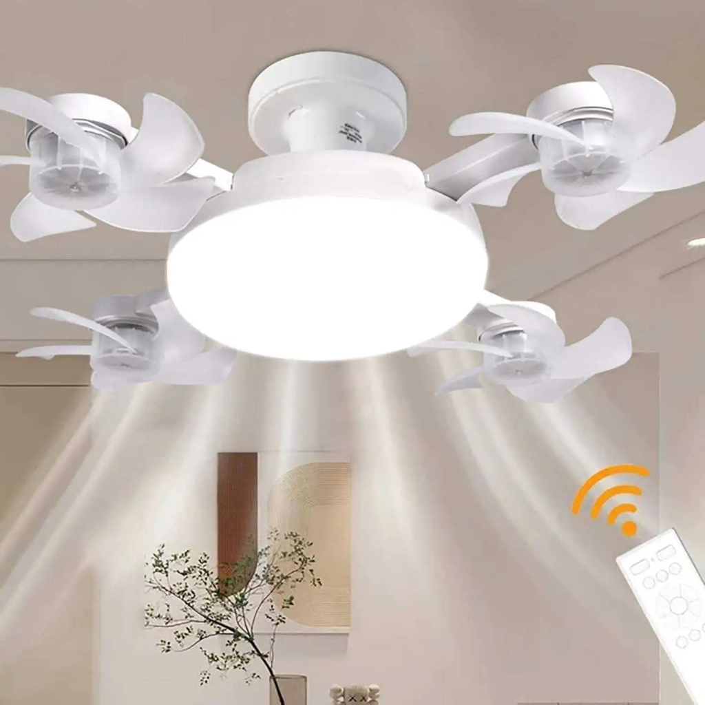 VENTILATEUR PLAFONNIER LED 2 EN 1
