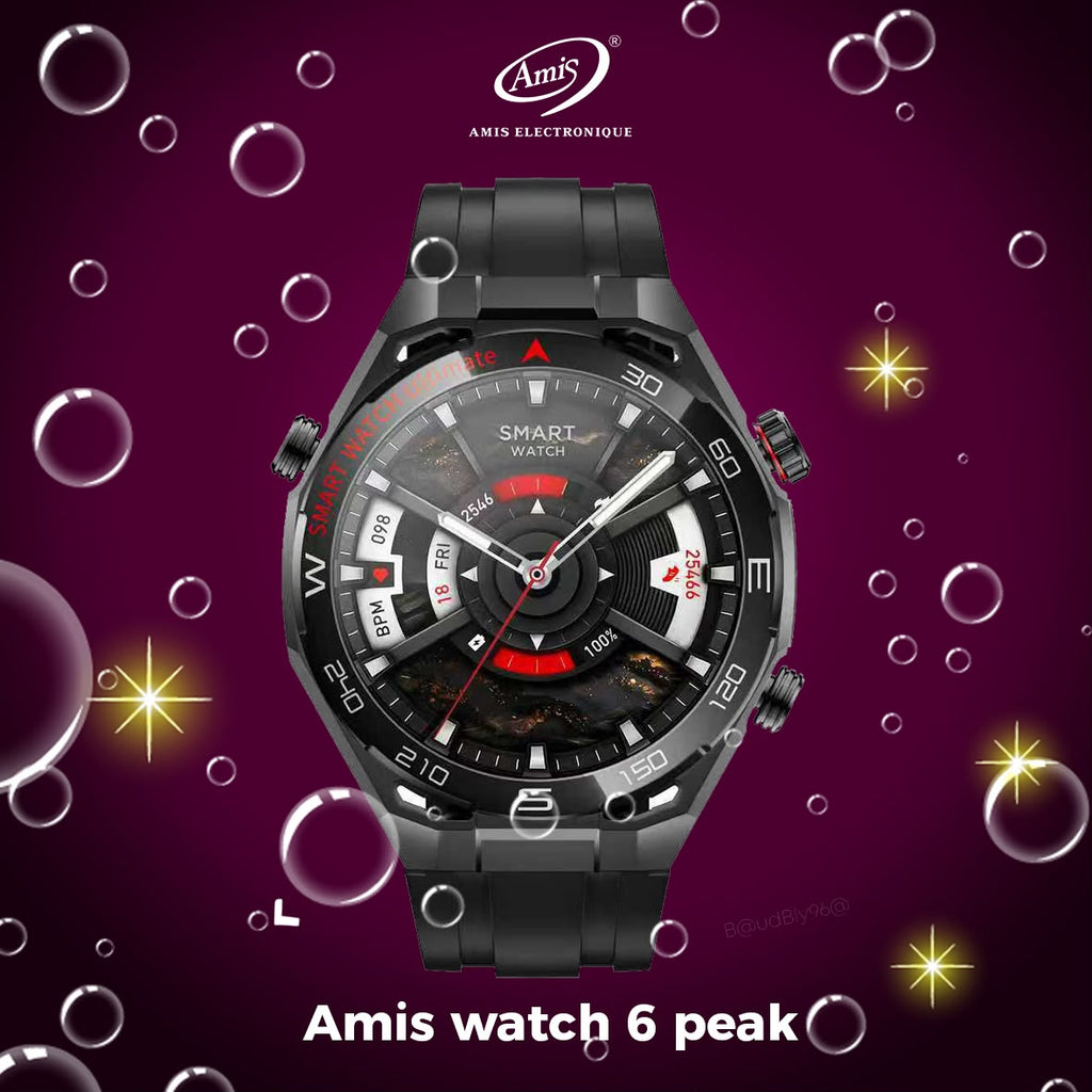 Watch AMOLED 6 PEAK, élégance et technologie à votre poigné
