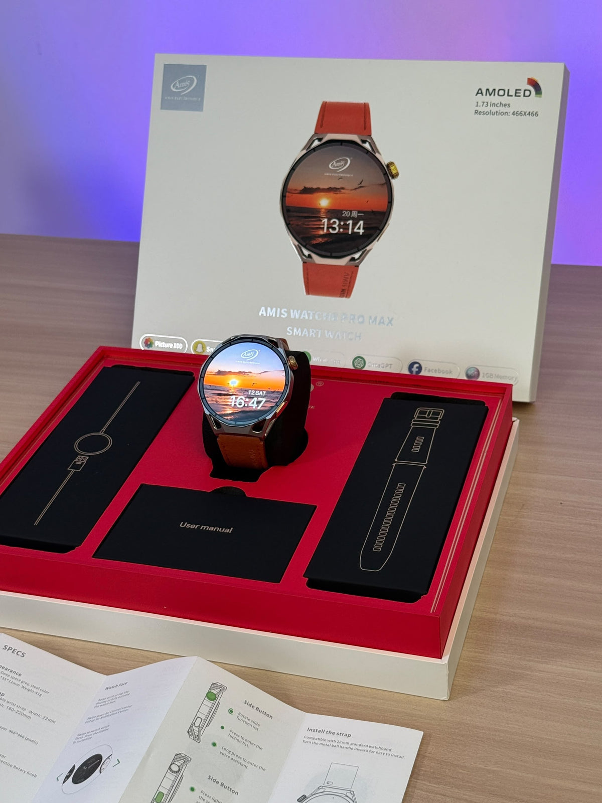 Amis Watch AMOLED 6 Pro Max